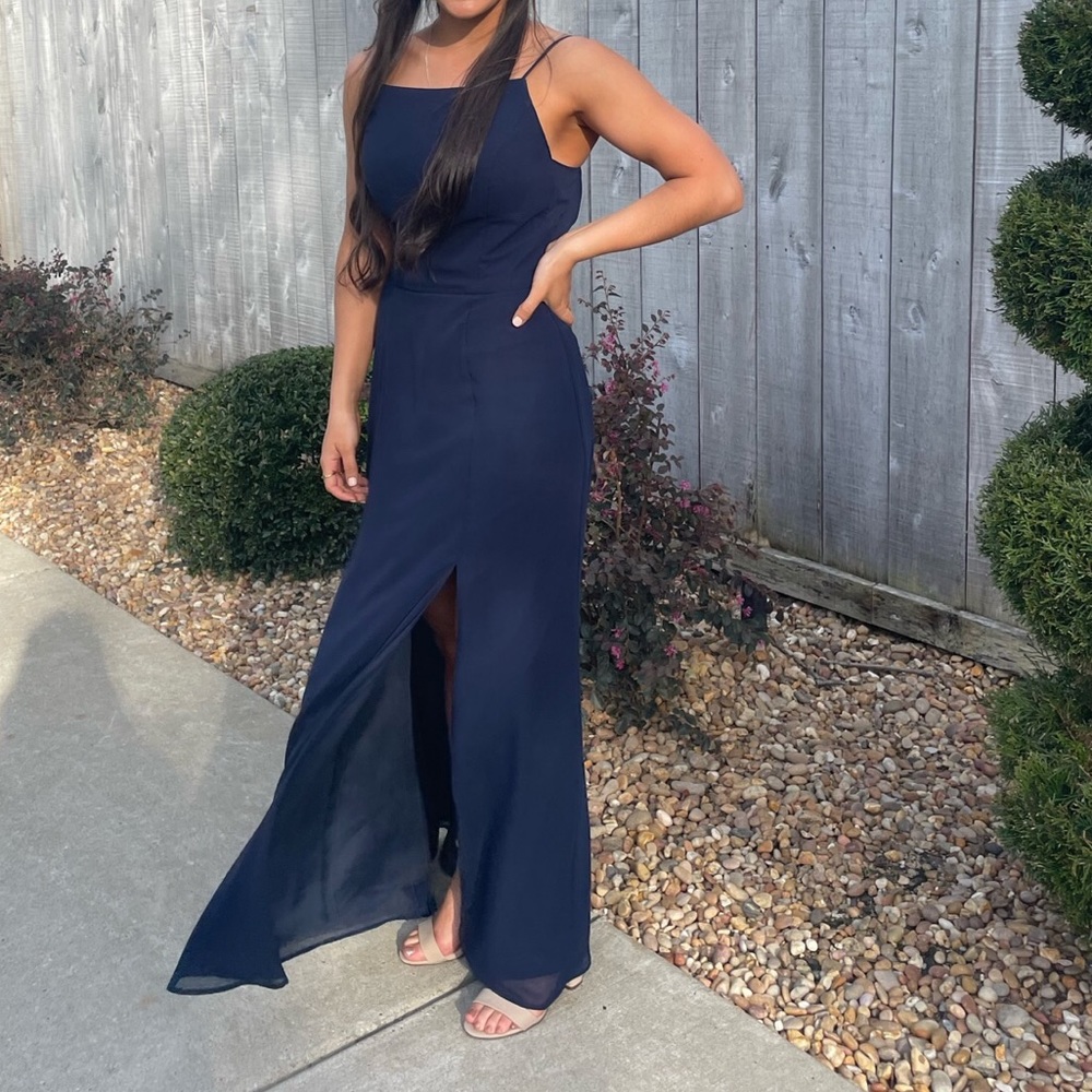 Kennedy Blue bridesmaid dress Size 4 - Altered to fit 5’2 with heels